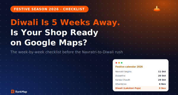 Diwali 2026 Google Maps Checklist: 5 Weeks to Get Ready